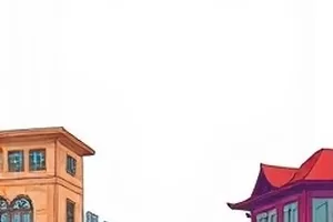条漫《旧唱片坐标》中唱针落在黑胶唱片纹路上的近景