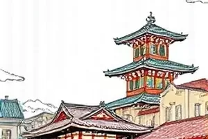 条漫《橡皮章日记》中桌面散落刻刀与橡皮章的工作台俯拍画面